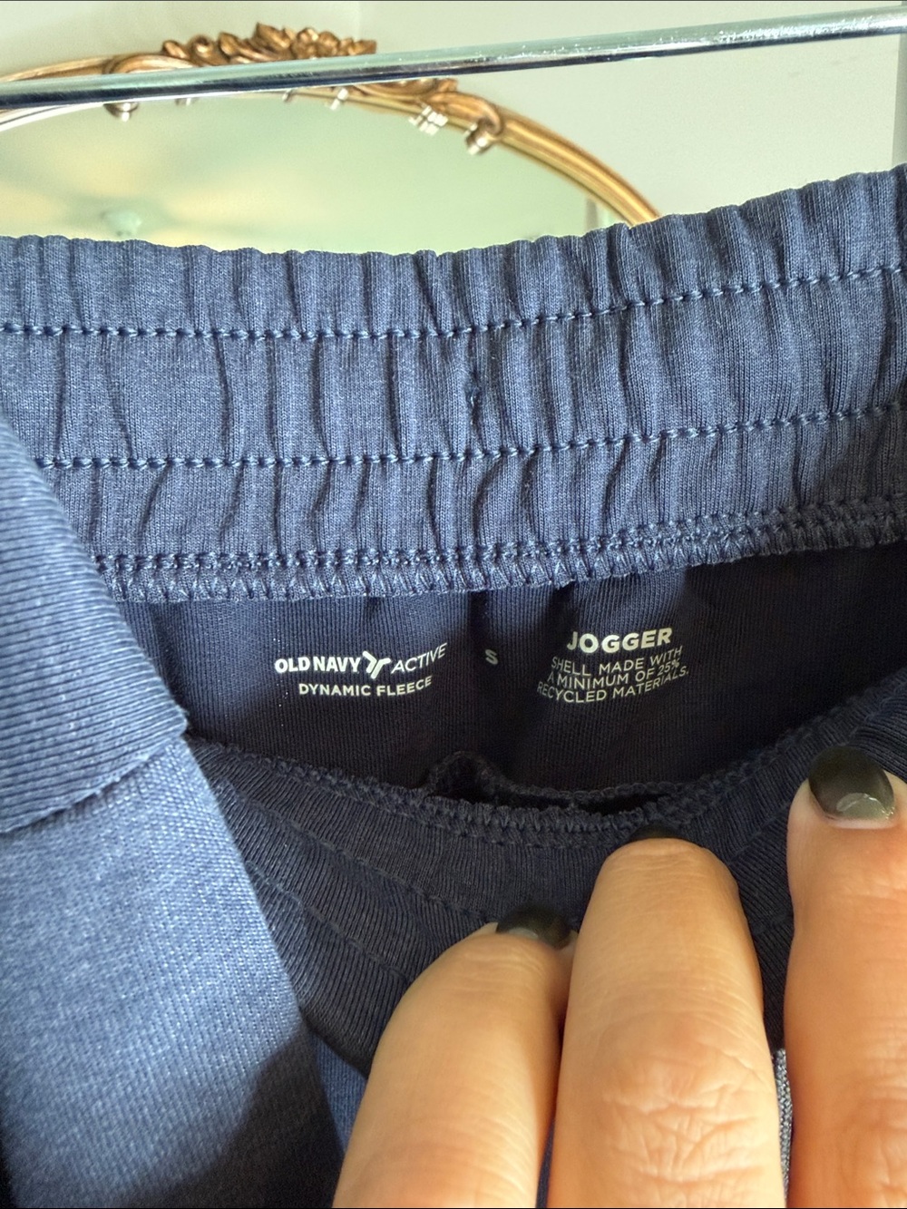 Old Navy Navy Hooded Sweatshirt and Jogger Set - Picture 3 of 3